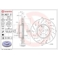 09A62131 Brembo Диск тормозной перфорированный