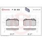 P50053X BREMBO Колодки тормозные дисковые,