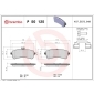 P50125 Brembo P50125 колодки дисковые