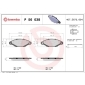 P56038 Brembo Комплект тормозных колодок