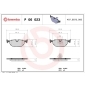 P06023 Brembo Колодки тормозные дисковые