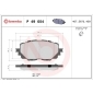 P49054 BREMBO Тормозные колодки