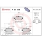 P61119 Brembo Колодки тормозные дисковые