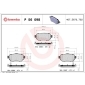 P56098 Brembo Колодки тормозные P56098