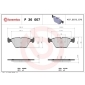 P36007 BREMBO Комплект тормозных колодок