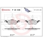P24046 Brembo Тормозные колодки