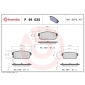 P49035 Brembo Колодки торм.зад.
