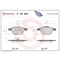 P24061 Brembo Колодки тормозные дисковые