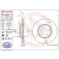 09A82011 Brembo Диск тормозной передн AUDI A4