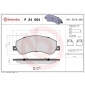 P24064 Brembo КОЛОДКИ ТОРМОЗНЫЕ ДИСКОВЫЕ