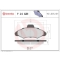 P24029 BREMBO Комплект тормозных колодок