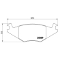 P85019 BREMBO Комплект тормозных колодок