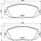 P83175 BREMBO Комплект тормозных колодок,