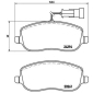 P23100 BREMBO Колодки тормозные дисковые