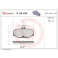P24018 BREMBO Комплект тормозных колодок