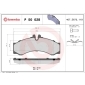 P50028 Brembo Колодки тормозные дисковые