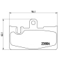 P83059 Brembo Колодки тормозные дисковые,
