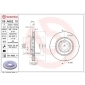 09A65211 Brembo Диск тормозной задний 256mm
