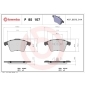 P85107 Brembo комплект колодок для дисковых