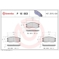 P10003 Brembo Колодки тормозные дисковые
