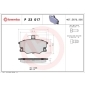 P23017 Brembo Колодки тормозные дисковые