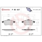 P85047 Brembo КОЛОДКИ ТОРМОЗНЫЕ VW