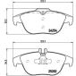 P50104 Brembo Колодки тормозные P50104