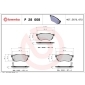 P28008 Brembo Комплект тормозных колодок