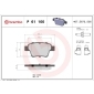 P61100 Brembo Колодки тормозные дисковые
