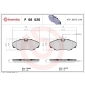 P68026 BREMBO Комплект тормозных колодок