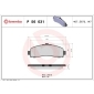 P56031 BREMBO Комплект тормозных колодок