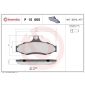 P15005 BREMBO КОЛОДКИ ТОРМОЗНЫЕ ДИСКОВЫЕ
