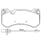 P50127 Brembo Колодки тормозные P50127