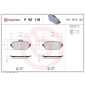 P50118 Brembo Колодки тормозные P50118