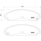 P23149 Brembo Колодки тормозные дисковые,