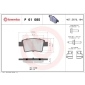P61085 Brembo комплект колодок для дисковых