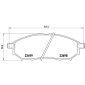 P56058 Brembo Колодки тормозные P56058