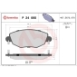 P24060 Brembo Колодки тормозные передние