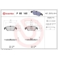 P85145 Brembo Колодки тормозные P85145