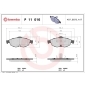 P11016 Brembo Комплект тормозных колодок
