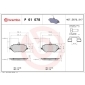 P61078 BREMBO Комплект тормозных колодок