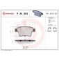 P24063 Brembo Колодки тормозные дисковые