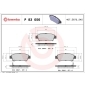 P83056 Brembo Комплект тормозных колодок