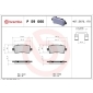 P59060 Brembo Колодки тормозные OPEL