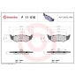 P11010 BREMBO Комплект тормозных колодок