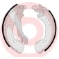 S56510 Brembo КОЛОДКИ ТОРМОЗНЫЕ БАРАБАННЫЕ