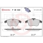 P36022 Brembo Колодки тормозные P36022