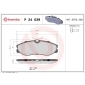 P24039 Brembo Колодки тормозные передние
