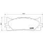 P83117 Brembo Колодки тормозные дисковые