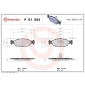 P61054 BREMBO Колодки тормозные дисковые